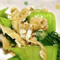 GLADIUS☆'s cooksnap of when they made 簡単＊レンジde青梗菜と油揚げの小鉢.