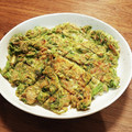 ハチワレねこ's cooksnap of when they made セリと豚肉のちぢみ.
