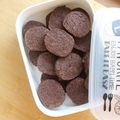 みるく茶's cooksnap of when they made 簡単☆焼チョコ風クッキー☆ノンエッグ.