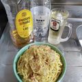ebipeco's cooksnap of when they made めちゃ簡単一人前カルボナーラ.