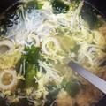 ムーミン☆ママ's cooksnap of when they made わかめと卵のスープ.