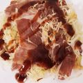 ねこのガストン's cooksnap of when they made 餅リメイク！餅お好み焼き.
