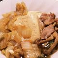 ★むさ's cooksnap of when they made 豚肉と白菜のすき煮.
