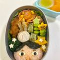 ♡アリスmama♡'s cooksnap of when they made 遠足のお弁当☆おしりたんてい.