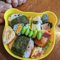 あき姫ちゃん's cooksnap of when they made ゲッソーとワンワンのマリオ脇役たち弁当.