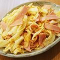 かなりんココりん's cooksnap of when they made 朝食に☆ソーセージとキャベツ卵マヨ炒め.