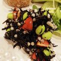 直和丸's cooksnap of when they made 芽ひじきとそば米のライスサラダ風♪.