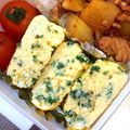 ♡mkwm♡'s cooksnap of when they made パセリと粉チーズの卵焼き.