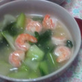 Aoki3's cooksnap of when they made エビと青梗菜のあっさり塩あん.