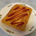 龍青空ママ's cooksnap of when they made 朝食に♪簡単素早く卵トースト！.