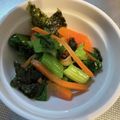 ♡ちぃちゃん♡♡'s cooksnap of when they made 山盛り小松菜のナムル風.