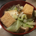 ベティ３'s cooksnap of when they made 〖 厚揚げと春キャベツとしめじの味噌汁〗.
