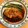 あっっっちょん's cooksnap of when they made ステーキ、フォアグラに！バルサミコソース.