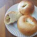 Azu03717's cooksnap of when they made HBで✿むちむちベーグル.