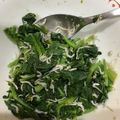 EMIKO8350's cooksnap of when they made 小松菜としらすのポン酢和え.