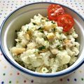 お料理ニャロメ's cooksnap of when they made ポテトのクリチ＆胡桃サラダ.