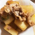 ほりもも's cooksnap of when they made シャキッ♪大根と豚肉のしょうが味噌炒め.