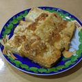 ラリー＆サラ's cooksnap of when they made 豆腐焼きめんつゆマヨ　豆腐だけ　お弁当.