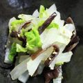 クック6HQII1☆'s cooksnap of when they made ワカメと大根と白菜の中華風サラダ.