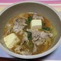 S72☆'s cooksnap of when they made レンジでチンする胡麻坦々鍋.