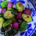 akiiiyh's cooksnap of when they made 芽キャベツとラディッシュのソテー.