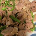 んりおか's cooksnap of when they made ★豚バラとピーマンのオイスター炒め.