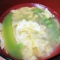 あや3069's cooksnap of when they made ５分で速攻！スナップえんどうのスープ♪.