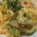 momotaroxx's cooksnap of when they made 鮭と白菜の和風カルボナーラ風うどん♪.