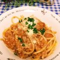 ととろ＆めい's cooksnap of when they made 玉ねぎと挽肉のトマトパスタ（クラシコ）.