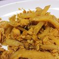 p_miina's cooksnap of when they made 簡単☆ヤーコンとツナのカレー粉炒め.