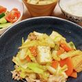 ゆいころままこ's cooksnap of when they made ＊キャベツと豚バラの厚揚げ味噌煮込み.