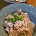 柳さき's cooksnap of when they made 食材3つ！こんにゃくの白和え＊.
