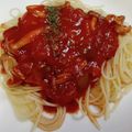 すかいmama☆'s cooksnap of when they made 簡単リメイク☆鶏肉としめじのトマトパスタ.
