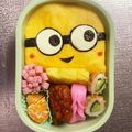 Chaaa_room's cooksnap of when they made ミニオン 簡単キャラ弁.