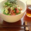 ウラリエ's cooksnap of when they made 野菜たっぷりまぐろユッケ丼.