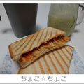ちょこ☆ちょこ's cooksnap of when they made ナポリタンホットサンド.