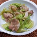 さくらスキップ's cooksnap of when they made 鶏もも肉とキャベツのオイスターソース炒め.