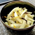 お料理ニャロメ's cooksnap of when they made 超簡単！白菜の芯で！柚子と塩昆布浅漬け.