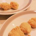 ☆ひうめ☆'s cooksnap of when they made ☆手づかみ離乳食☆きなこ豆腐だんご.