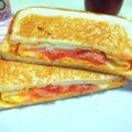 うたかた。's cooksnap of when they made 朝食＊明太子チーズトーストサンド＊簡単！.