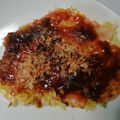 betty365's cooksnap of when they made サッポロ一番 香ばしみそお好み焼き.