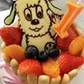 まぁこ＊'s cooksnap of when they made 1歳誕生日ケーキ こどもの日 わんわん.
