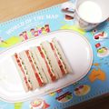 さるぱんだ's cooksnap of when they made トマト、きゅうりサンドイッチ.