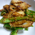 ♪rururu♪'s cooksnap of when they made 絹さやちくわ炒め.