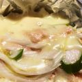 まおまおラブママ's cooksnap of when they made ささみの明太チーズホイル焼き.