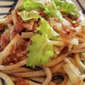 banbonmama's cooksnap of when they made 米油オイルソースで焼きうどん.