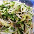 シマリスかあさん's cooksnap of when they made もやしと胡瓜のナムル.