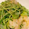 りのひなまま's cooksnap of when they made 海老と豆苗のプリッシャキ炒め.