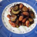 violets's cooksnap of when they made 沢山食べたい！なすとソーセージで甘辛炒め.
