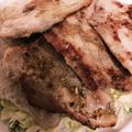♬あじさいのレシピ♬'s cooksnap of when they made 豚ロース肉のバターにんにく炒め.